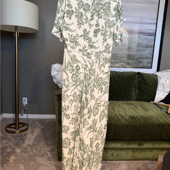 Bohme Green Floral Dress - Picture 3 of 6